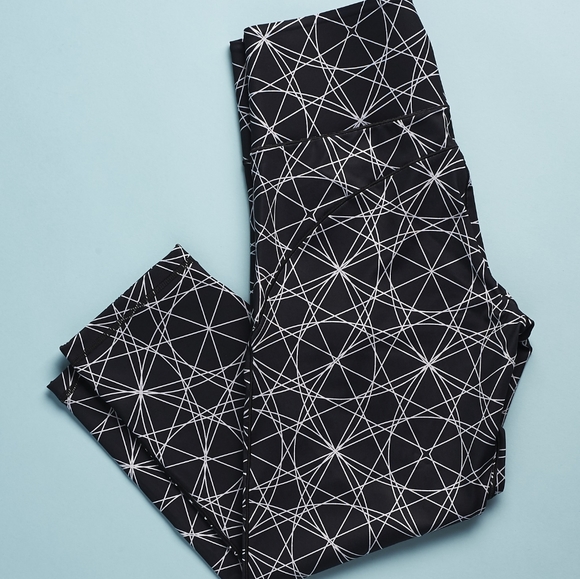 Adidas Wanderflex Iconic geometric 3/4 leggings - Picture 1 of 5